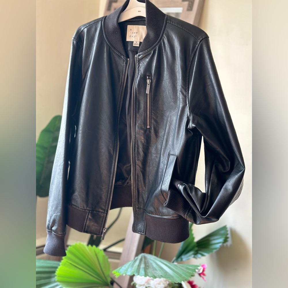 Black Feux leather Jacket
